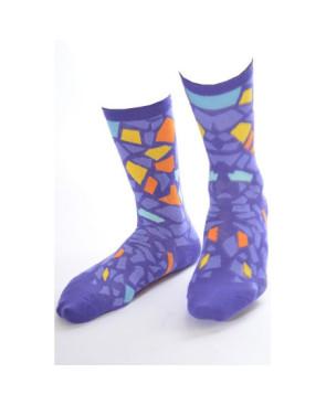 Chaussettes Coton mosaique abstraite
