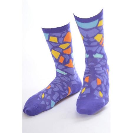 Chaussettes Coton mosaique abstraite