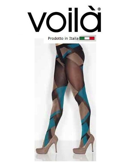 Collant  tétris psychédélique