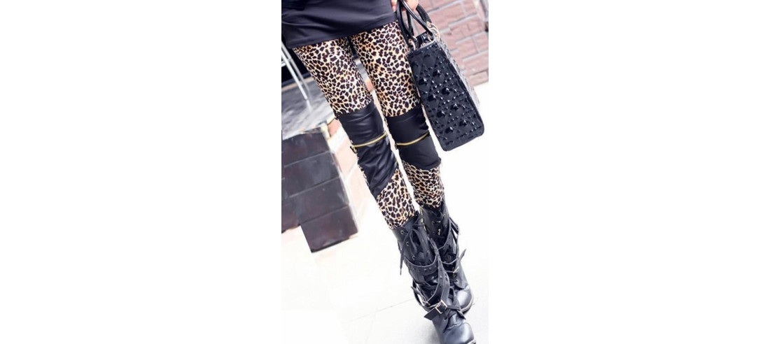 Caleçon léopard Cuissarde éclair