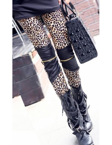 Caleçon léopard Cuissarde éclair