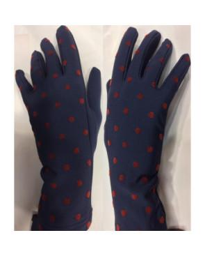 Gants en micro polaire à pois délire