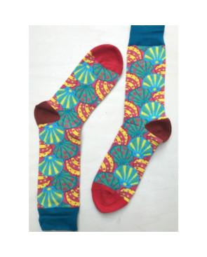 Chaussettes Coquille Saint Jacques Psychédéliques