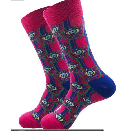 Chaussettes regards psychédéliques