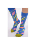 Chaussettes Tulipes Bleues