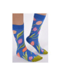 Chaussettes Tulipes Bleues