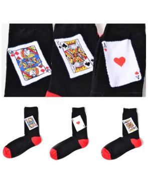 Coffret de chaussettes de cartes à jouer