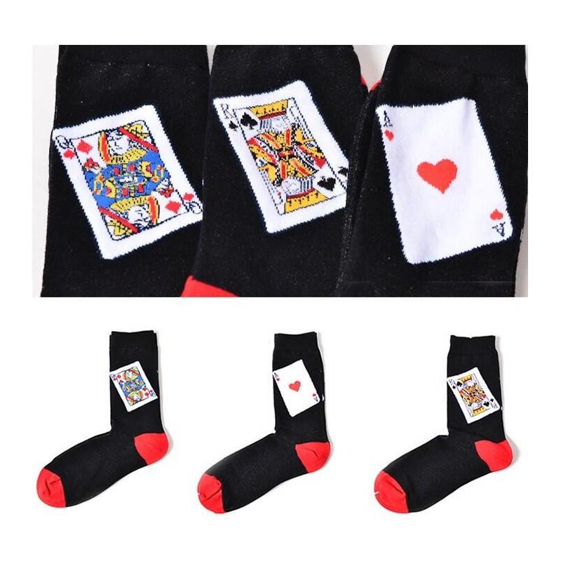 Coffret de chaussettes de cartes à jouer
