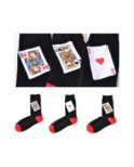 Coffret de chaussettes de cartes à jouer