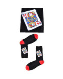 Coffret de chaussettes de cartes à jouer