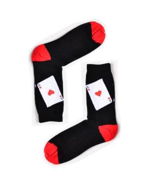  Coffret de chaussettes de cartes à jouer
