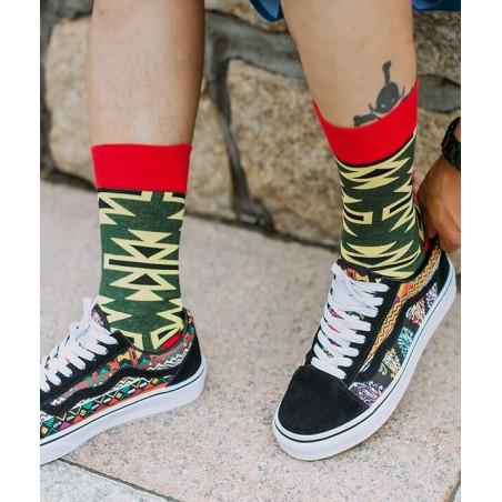 Chaussettes Art abstrait contemporain