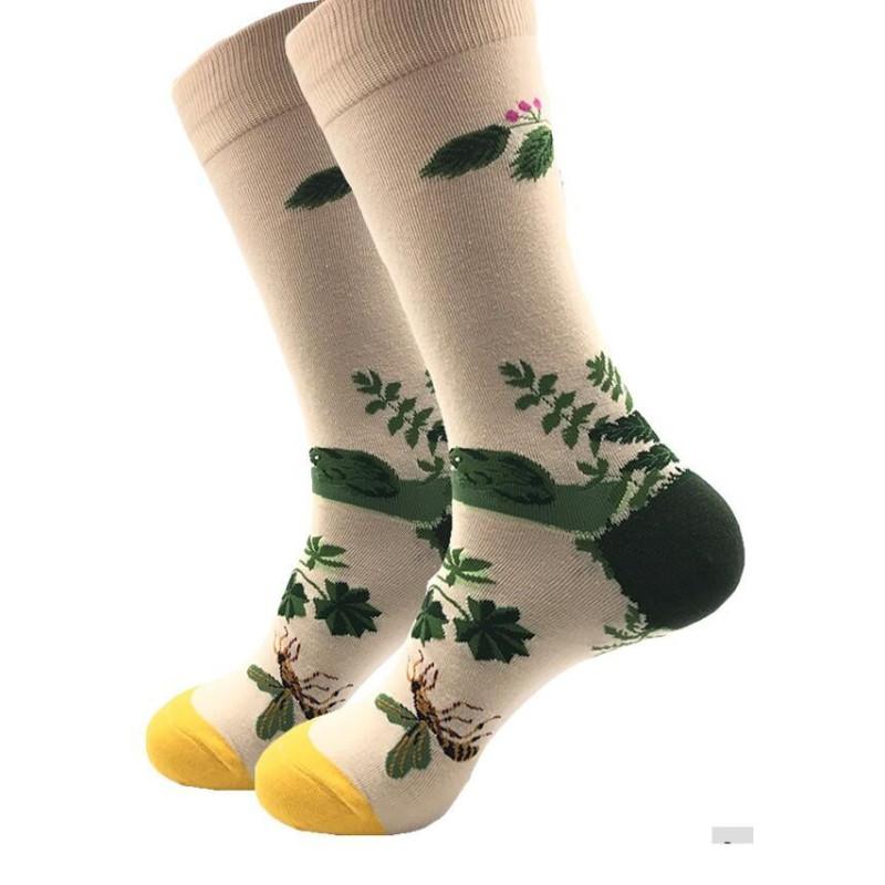 Chaussettes Jolis oiseaux verts