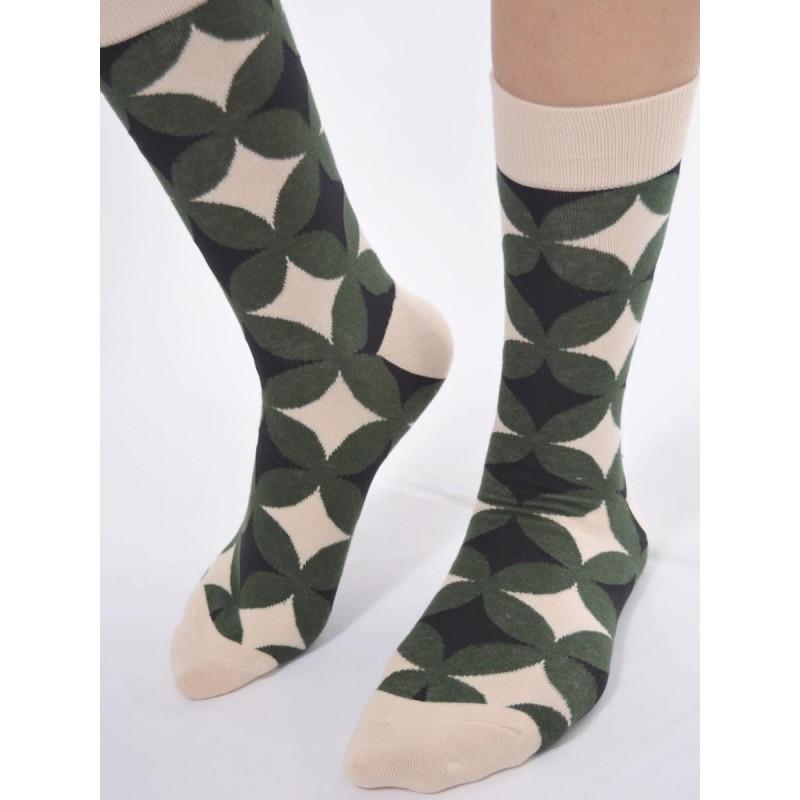 Chaussettes à boules artistiques