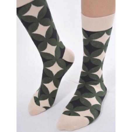 Chaussettes à boules artistiques