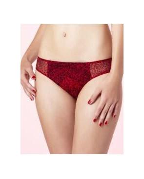Slip Chantal Thomass Encense moi Leopard Rouge