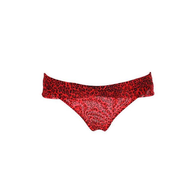 Tanga Encense Moi Chantal Thomass Léopard Rouge