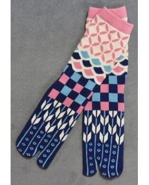 Chaussettes Tabi Patchwork Psychédélique