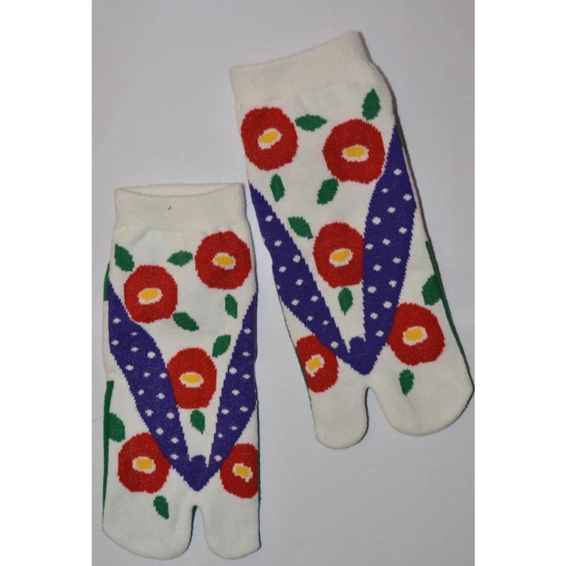 Chaussettes Japonaises tulipes
