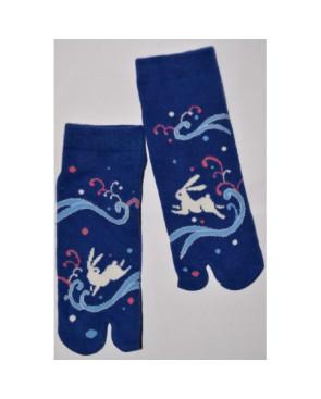 chaussettes Japonaises Lapins bondissant