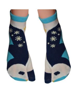 Chaussettes japonaises tabi petits pingoins