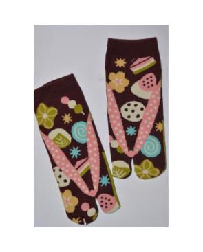 Chaussettes Tabi Japonaises Cupcake