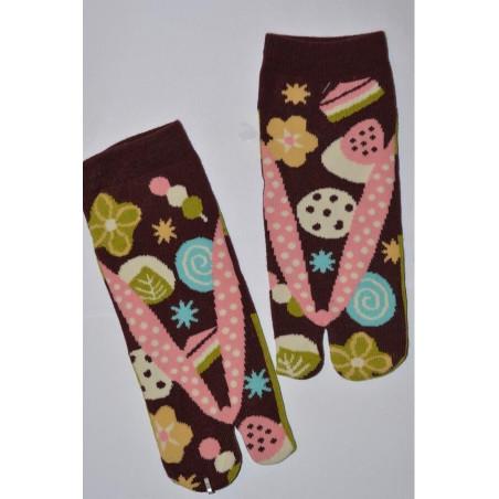  Chaussettes Tabi Japonaises Cupcake