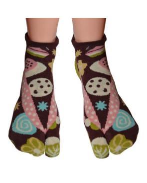 Chaussettes Tabi Japonaises Cupcake