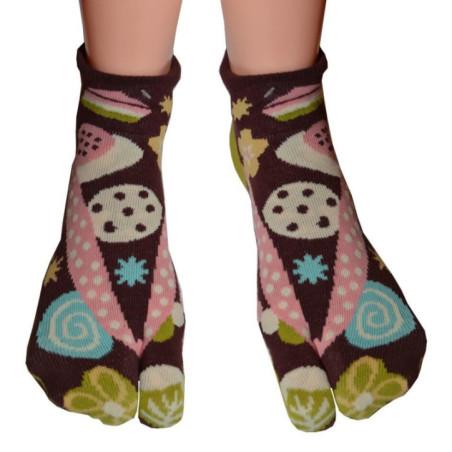 Chaussettes Tabi Japonaises Cupcake