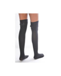Jambière Microfibre noir Ruban papillons