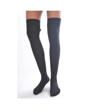  Jambière Microfibre noir Ruban papillons
