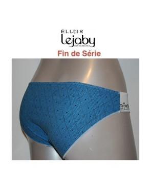 Slip Elixir Bleu Imprimé dentelle