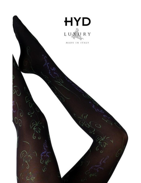 Collant Hyd grappes de Vigne détail