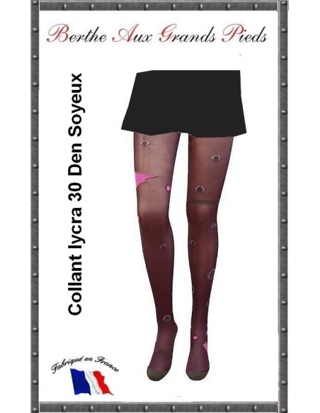 Collant Fusion Berthe aux grands pieds peune rose