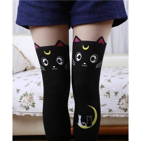 Collant Cuissarde Sailor Moon trompe l'oeil