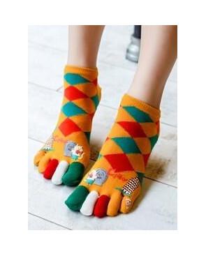  Chaussettes 5 Doigts coton Fan Italy
