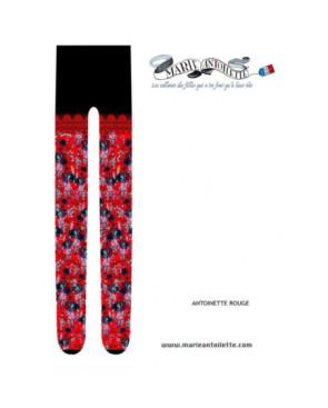  Collant MArieantoilette Antoinette Rouge