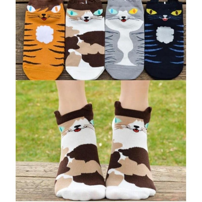Socquettes Chats rigolos