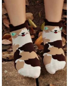  Socquettes Chats rigolos chat des champs