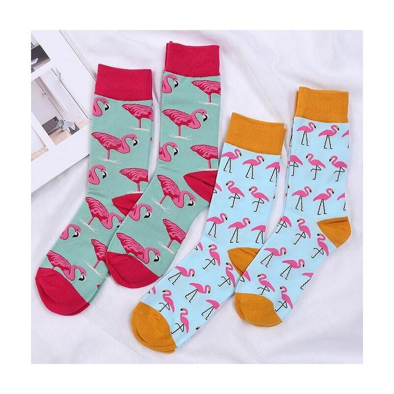 Duo de Chaussettes Flamants Roses