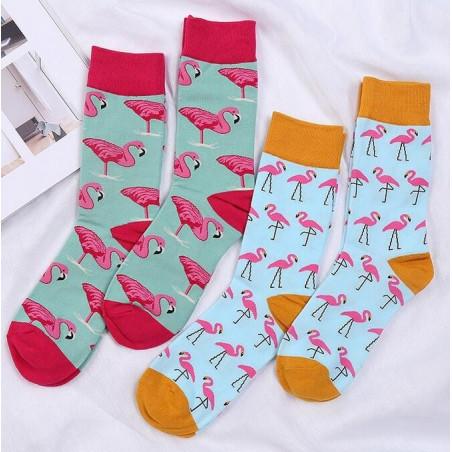 Duo de Chaussettes Flamants Roses