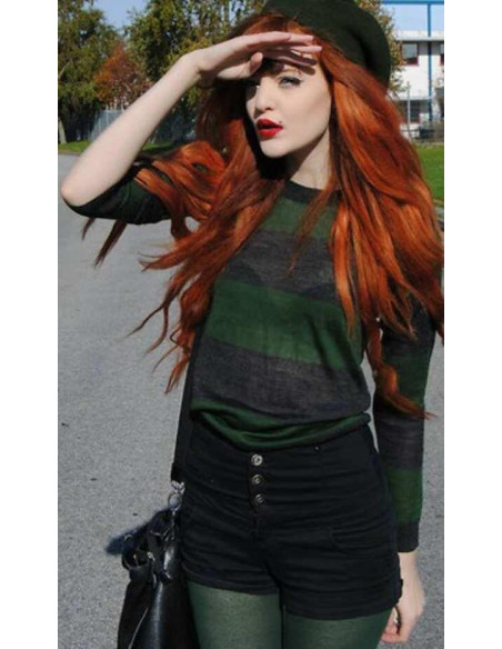 collant microfibre opaque de couleurs  verts