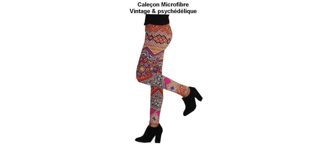 Caleçon vintage psychédélique profil