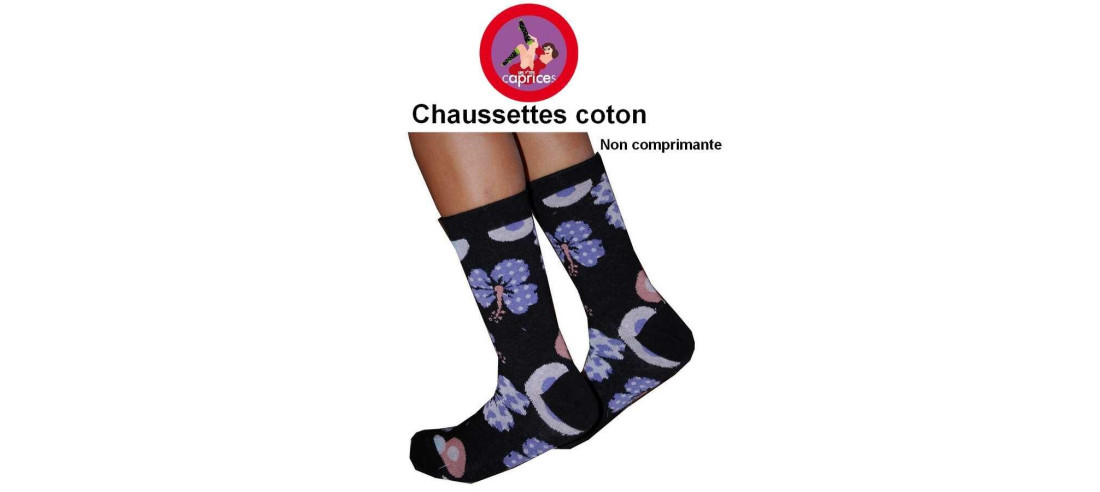 Chaussettes Les petits Caprices  lotus arrière