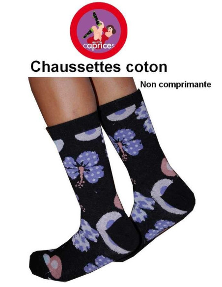 Chaussettes Les petits Caprices  lotus arrière