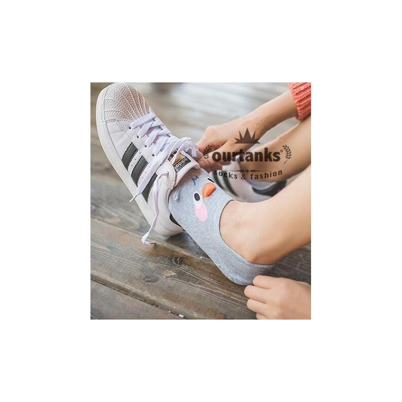 Lot de Socquettes invisibles Sport oiseaux