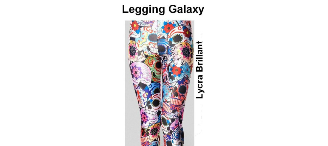 Caleçon galaxy cranes psychédéliques détail