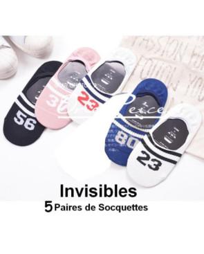  Socquettes Sport Invisibles Coton