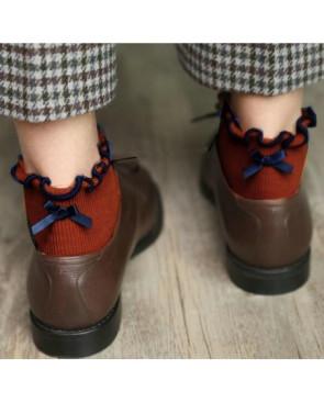 Chaussettes Sans compression noeud pap Orange