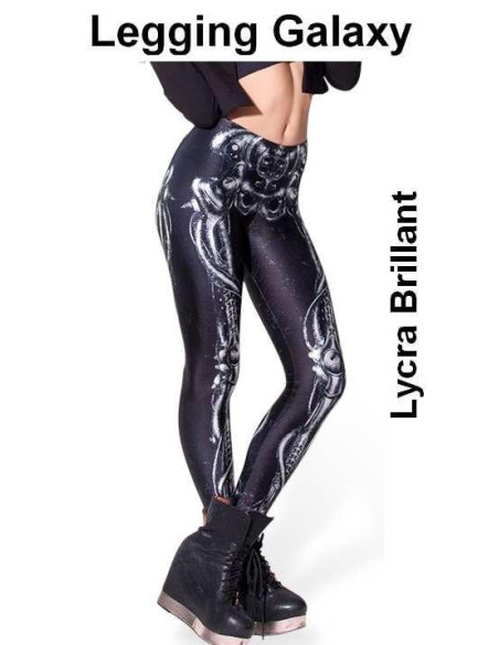 Caleçon Galaxy squelette de terminator profil